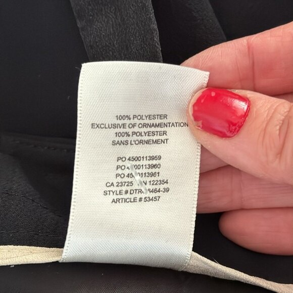 Aritzia Wilfred Black Ankle Length Allant Pants Size 6 - Picture 12 of 12